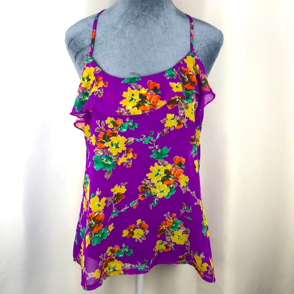 Dina Be sheer floral tank Size Medium